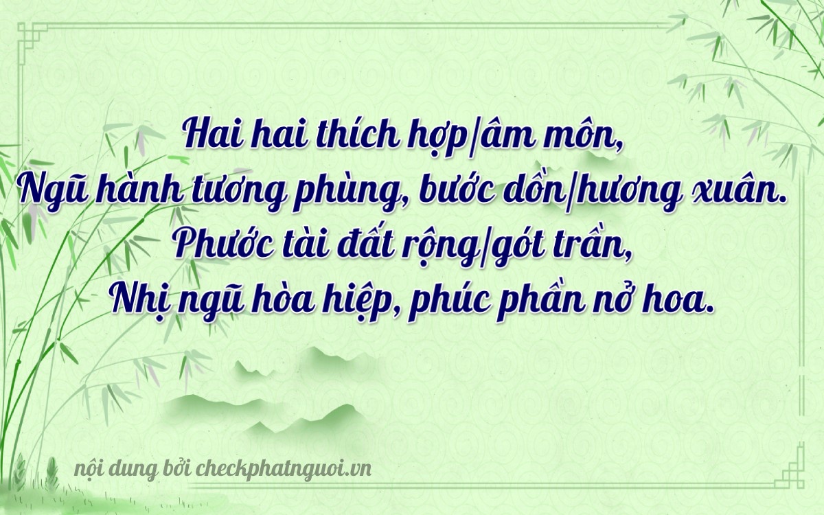 Bài thơ ý nghĩa cho <b>biển số 88E1-22540</b> tại website checkphatnguoi.vn