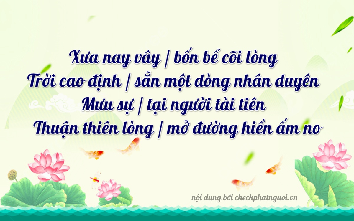 Bài thơ ý nghĩa cho <b>biển số 88F1-11911</b> tại website checkphatnguoi.vn