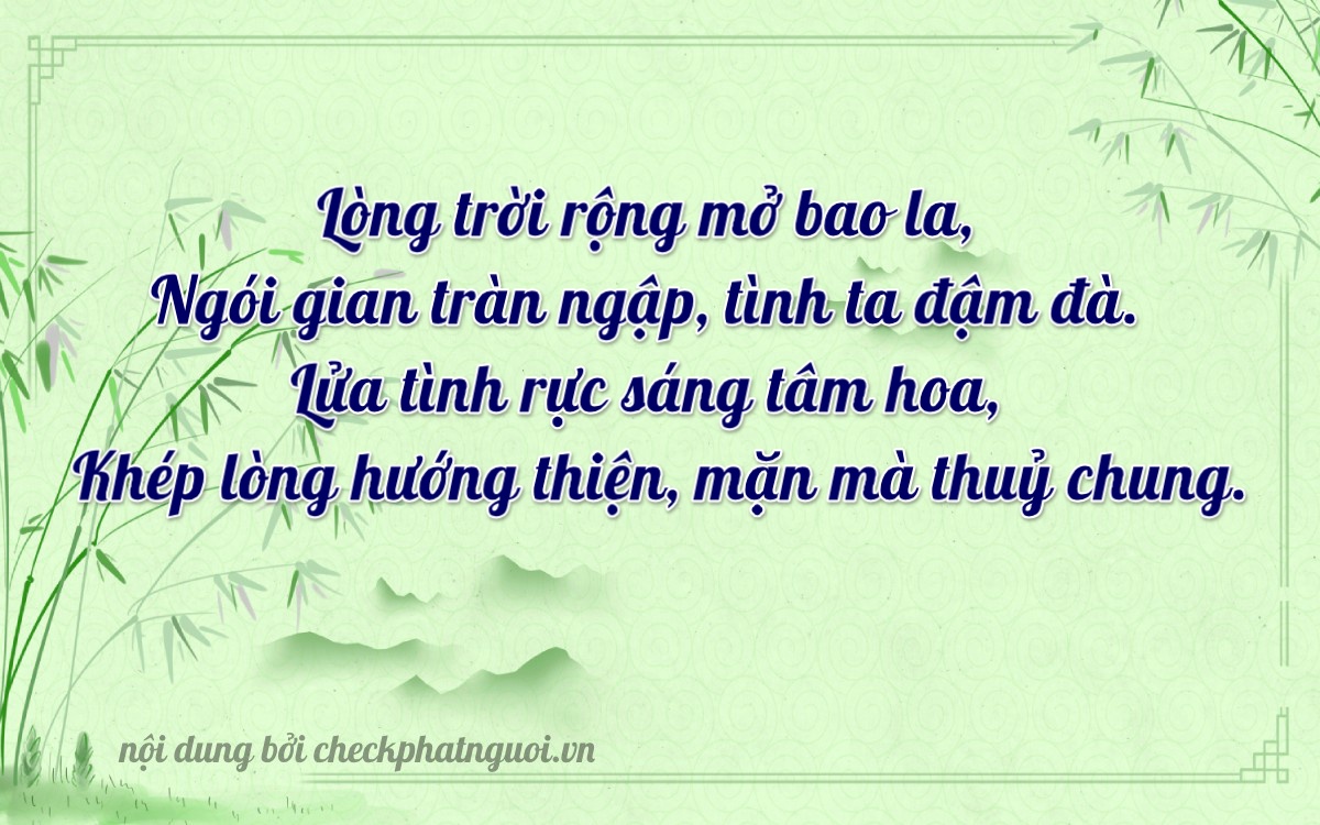 Bài thơ ý nghĩa cho <b>biển số 88H-02715</b> tại website checkphatnguoi.vn