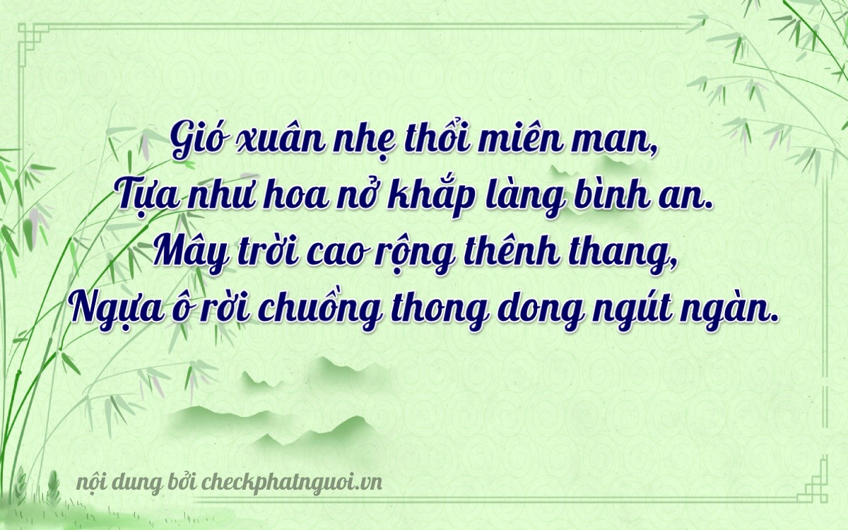 Bài thơ ý nghĩa cho <b>biển số 88K1-27779</b> tại website checkphatnguoi.vn