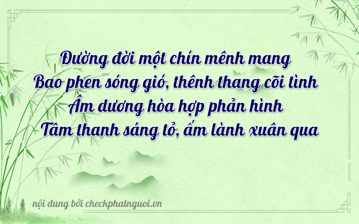 Bài thơ ý nghĩa cho <b>biển số 88L1-27982</b> tại website checkphatnguoi.vn