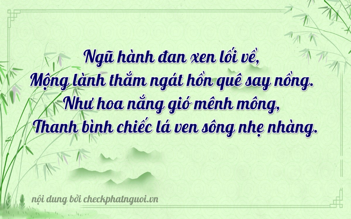 Bài thơ ý nghĩa cho <b>biển số 88L1-58311</b> tại website checkphatnguoi.vn