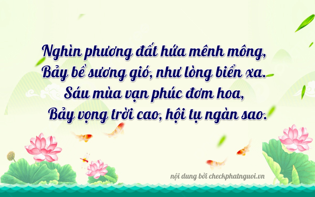 Bài thơ ý nghĩa cho <b>biển số 88L-17667</b> tại website checkphatnguoi.vn