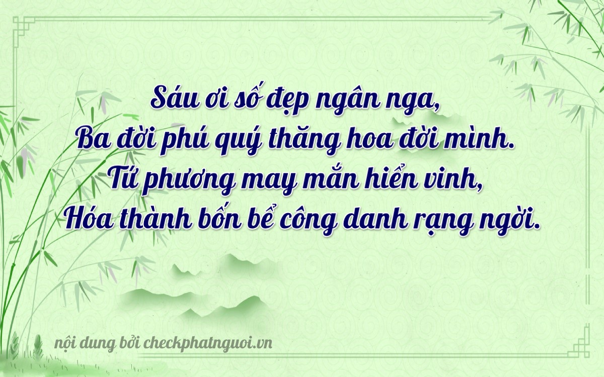Bài thơ ý nghĩa cho <b>biển số 88S-63434</b> tại website checkphatnguoi.vn