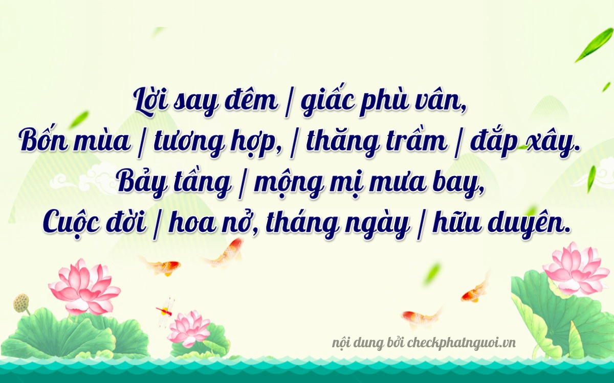 Bài thơ ý nghĩa cho <b>biển số 89A-02470</b> tại website checkphatnguoi.vn