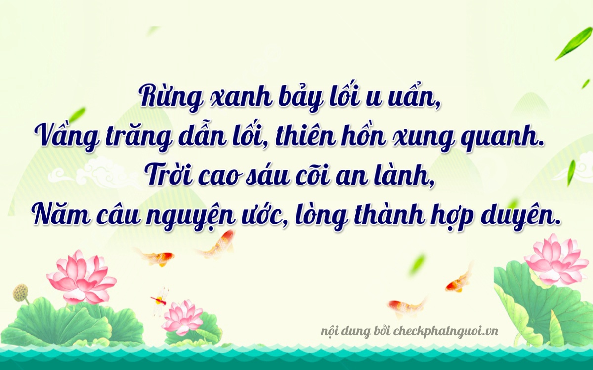 Bài thơ ý nghĩa cho <b>biển số 89A-07637</b> tại website checkphatnguoi.vn