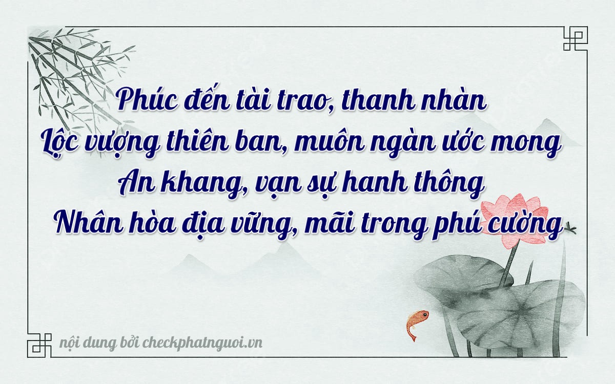 Bài thơ ý nghĩa cho <b>biển số 89A-33370</b> tại website checkphatnguoi.vn