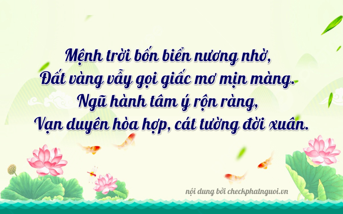 Bài thơ ý nghĩa cho <b>biển số 89A-34045</b> tại website checkphatnguoi.vn