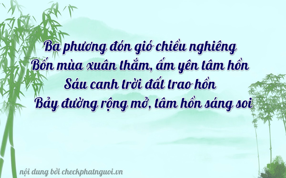 Bài thơ ý nghĩa cho <b>biển số 89A-34676</b> tại website checkphatnguoi.vn