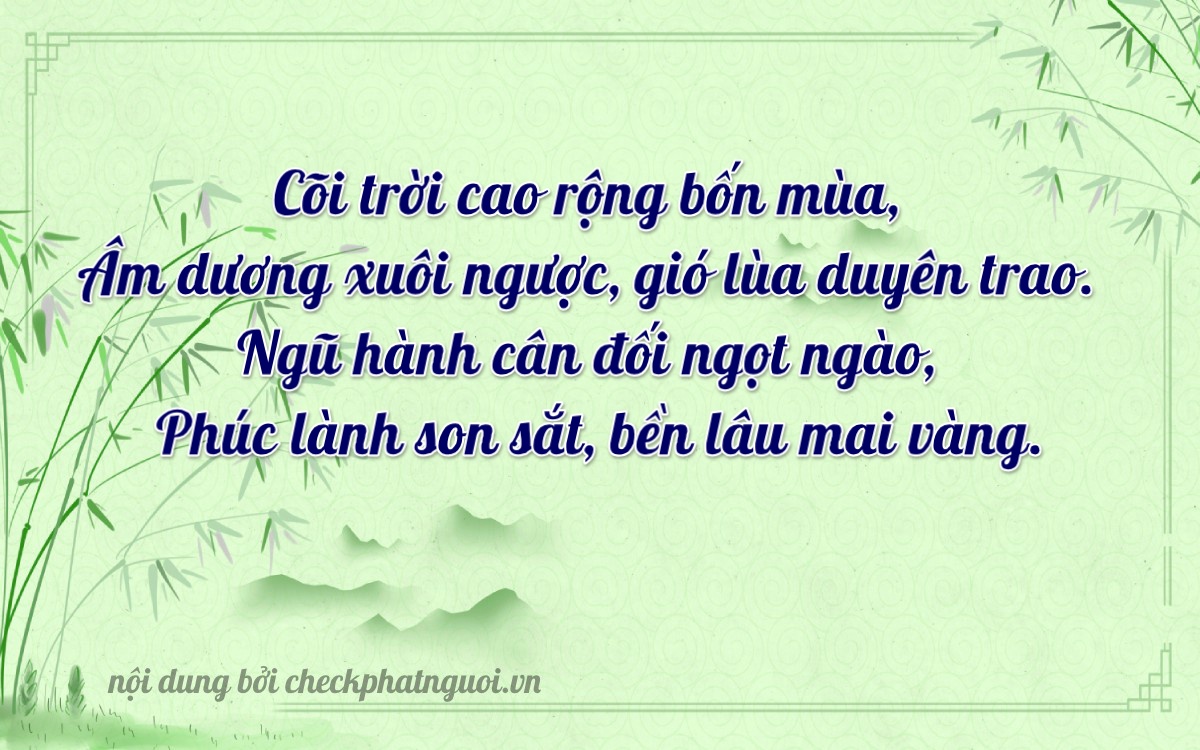 Bài thơ ý nghĩa cho <b>biển số 89A-35554</b> tại website checkphatnguoi.vn