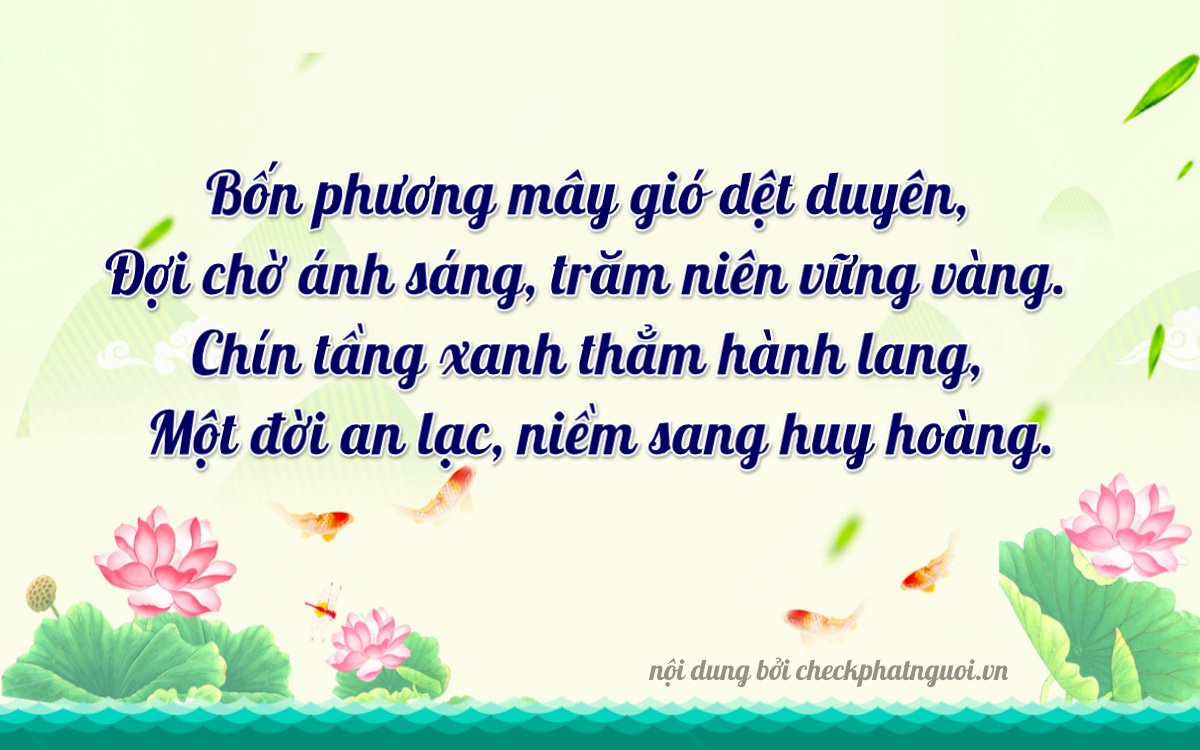 Bài thơ ý nghĩa cho <b>biển số 89A-44991</b> tại website checkphatnguoi.vn