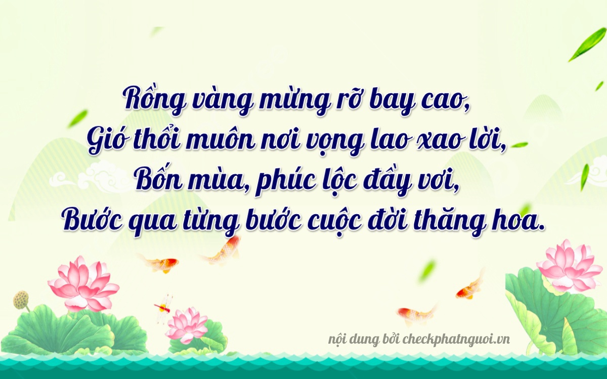 Bài thơ ý nghĩa cho <b>biển số 89A-47644</b> tại website checkphatnguoi.vn