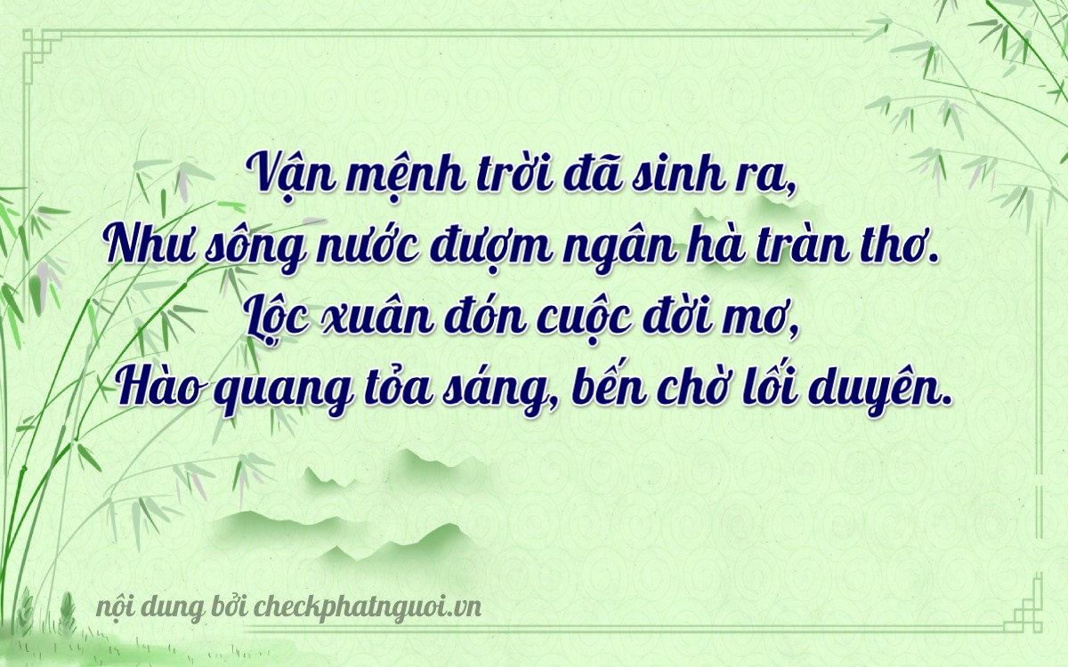 Bài thơ ý nghĩa cho <b>biển số 89A-48034</b> tại website checkphatnguoi.vn