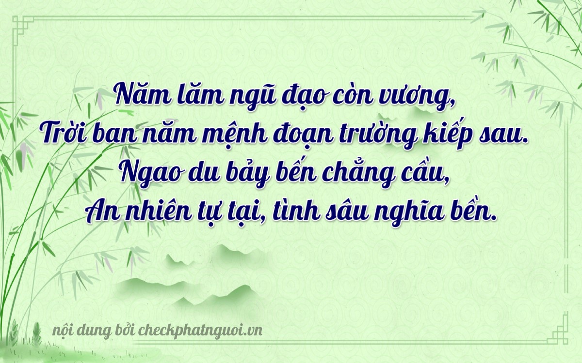 Bài thơ ý nghĩa cho <b>biển số 89A-50557</b> tại website checkphatnguoi.vn