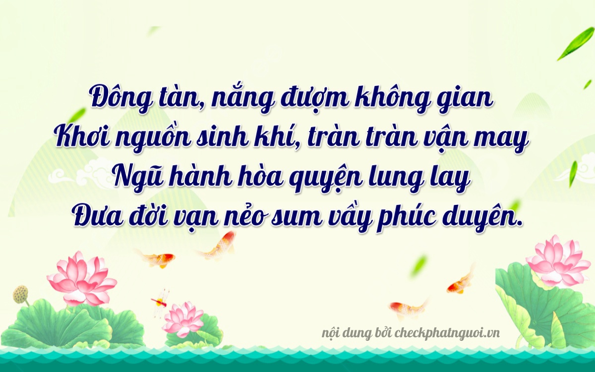Bài thơ ý nghĩa cho <b>biển số 89A-52275</b> tại website checkphatnguoi.vn