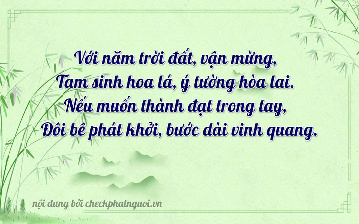 Bài thơ ý nghĩa cho <b>biển số 89A-53927</b> tại website checkphatnguoi.vn