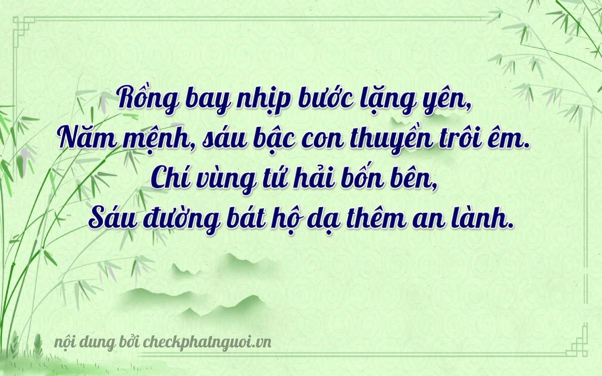 Bài thơ ý nghĩa cho <b>biển số 89A-57246</b> tại website checkphatnguoi.vn