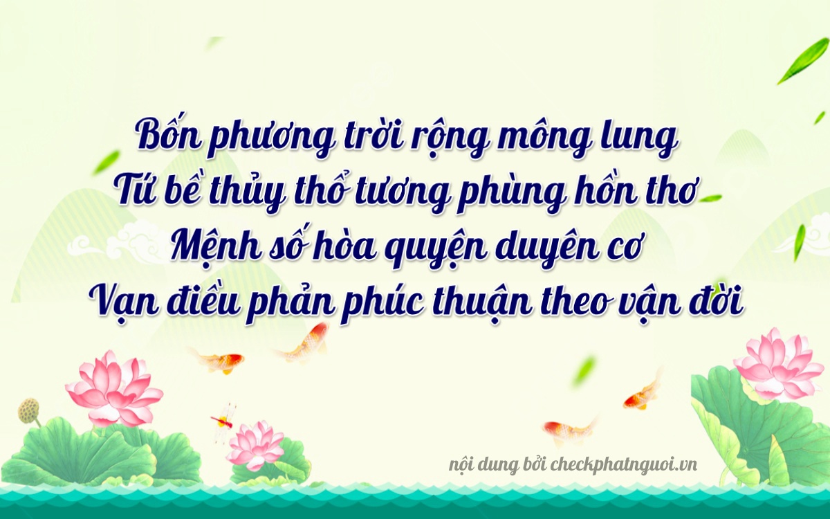 Bài thơ ý nghĩa cho <b>biển số 89A-79462</b> tại website checkphatnguoi.vn
