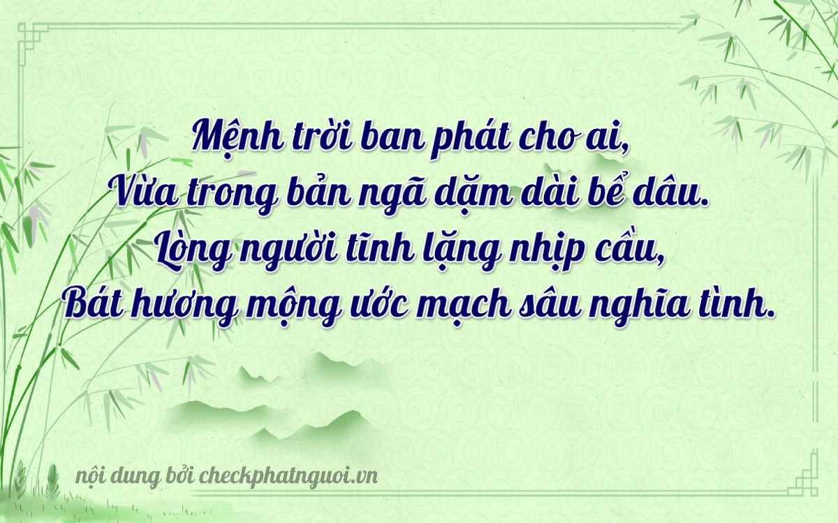 Bài thơ ý nghĩa cho <b>biển số 89B1-15986</b> tại website checkphatnguoi.vn