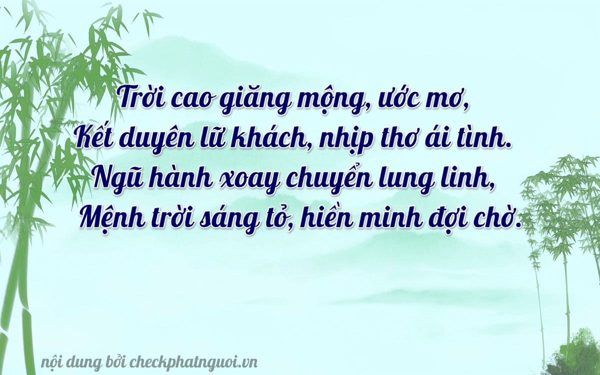 Bài thơ ý nghĩa cho <b>biển số 89B2-13132</b> tại website checkphatnguoi.vn