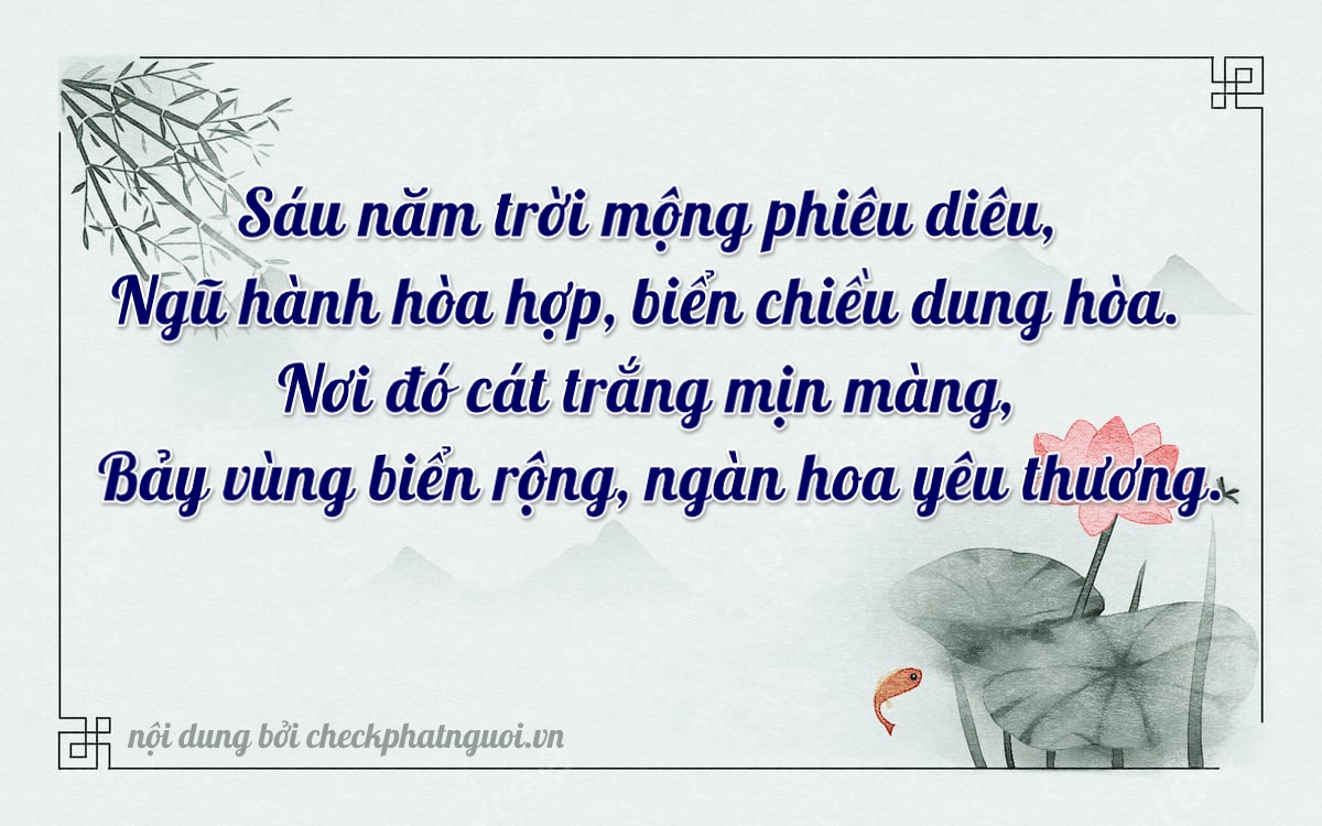 Bài thơ ý nghĩa cho <b>biển số 89B2-16627</b> tại website checkphatnguoi.vn