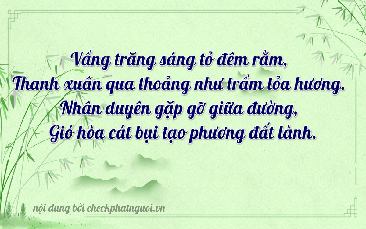 Bài thơ ý nghĩa cho <b>biển số 89C-17356</b> tại website checkphatnguoi.vn