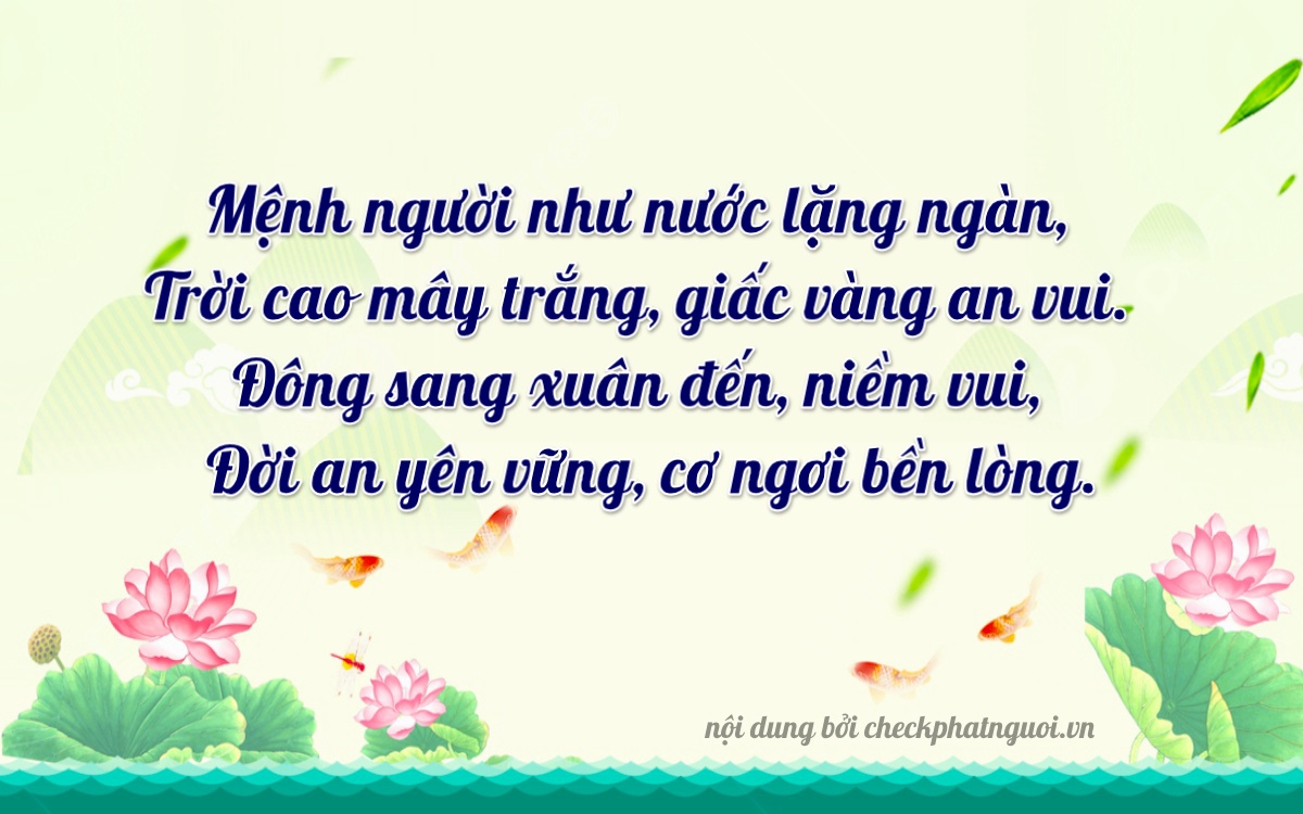 Bài thơ ý nghĩa cho <b>biển số 89D-01914</b> tại website checkphatnguoi.vn