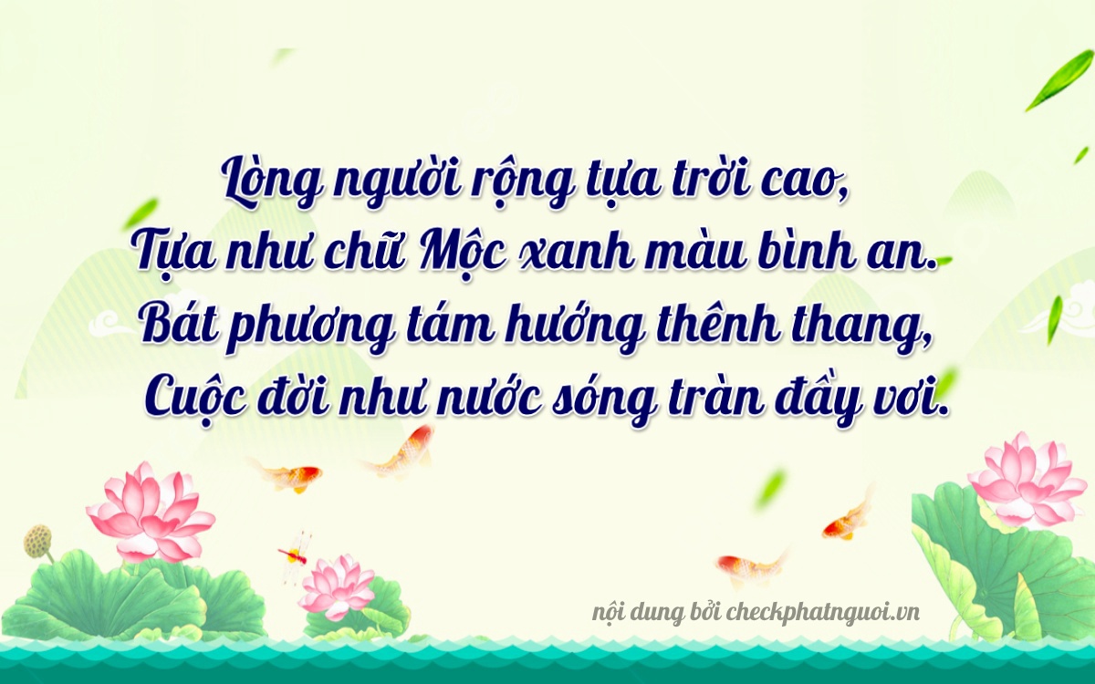 Bài thơ ý nghĩa cho <b>biển số 89E1-12483</b> tại website checkphatnguoi.vn