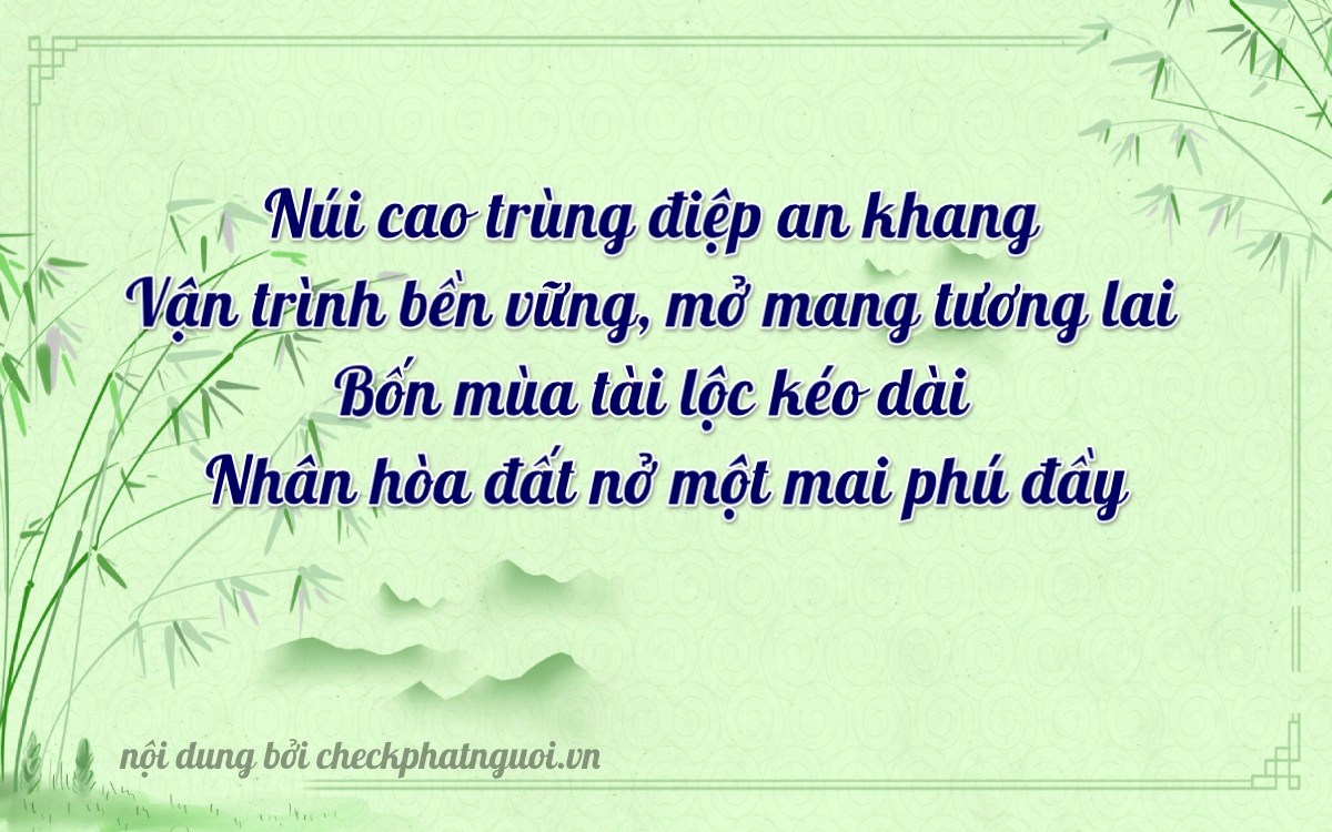 Bài thơ ý nghĩa cho <b>biển số 89F-00347</b> tại website checkphatnguoi.vn