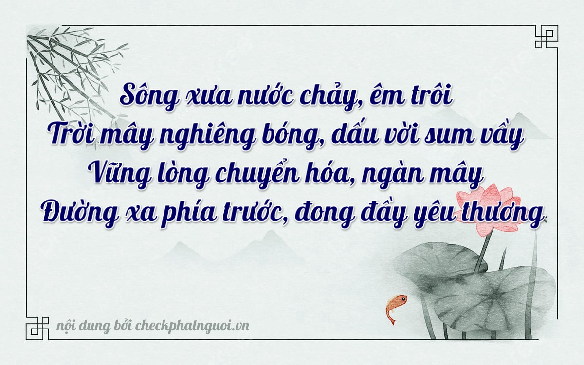 Bài thơ ý nghĩa cho <b>biển số 89F1-38472</b> tại website checkphatnguoi.vn