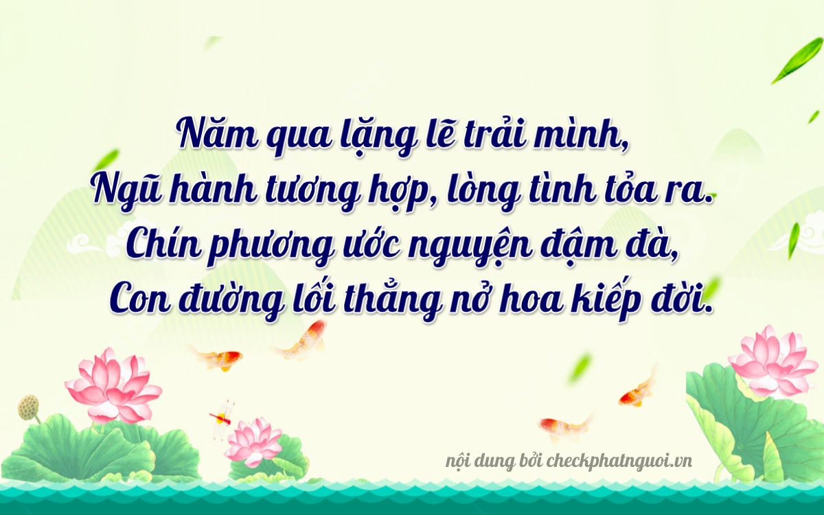 Bài thơ ý nghĩa cho <b>biển số 89F1-58649</b> tại website checkphatnguoi.vn