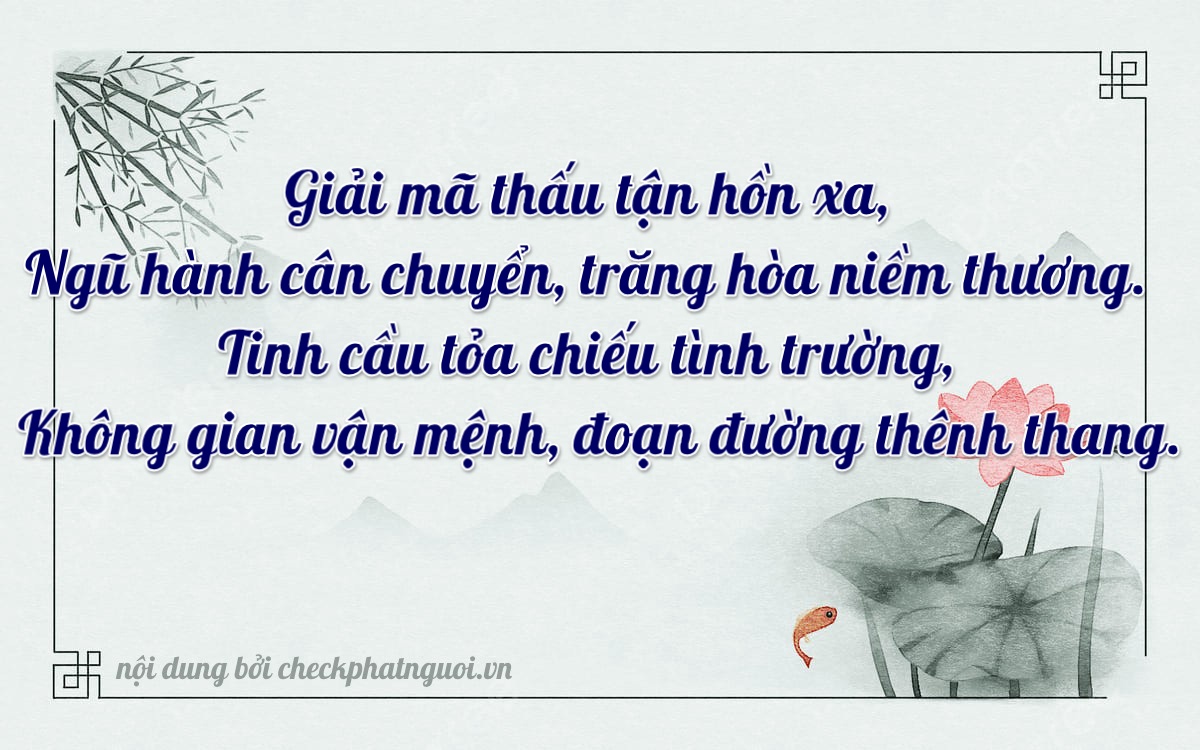 Bài thơ ý nghĩa cho <b>biển số 90A-07506</b> tại website checkphatnguoi.vn