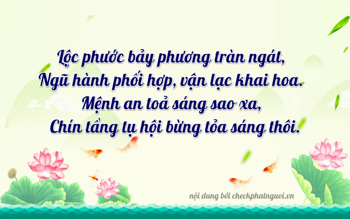 Bài thơ ý nghĩa cho <b>biển số 90A-10795</b> tại website checkphatnguoi.vn