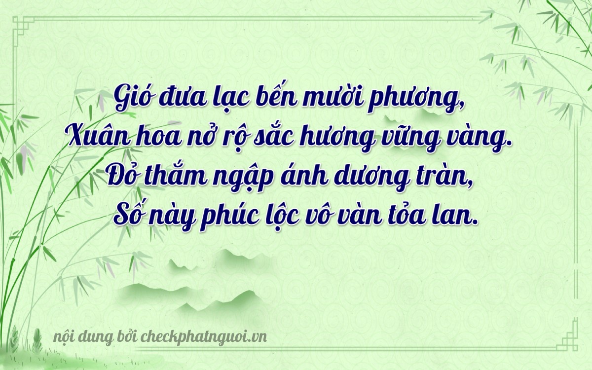 Bài thơ ý nghĩa cho <b>biển số 90A-13680</b> tại website checkphatnguoi.vn