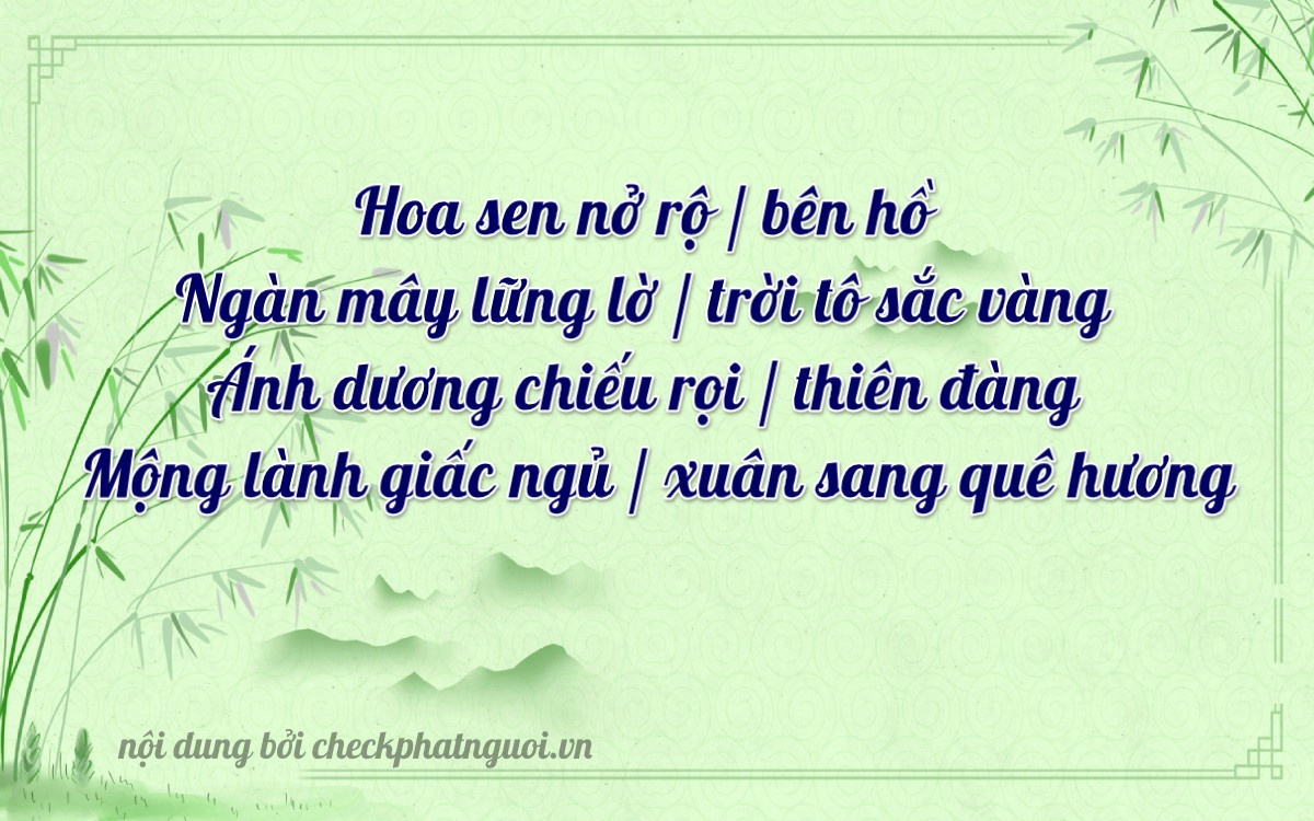 Bài thơ ý nghĩa cho <b>biển số 90A-13885</b> tại website checkphatnguoi.vn