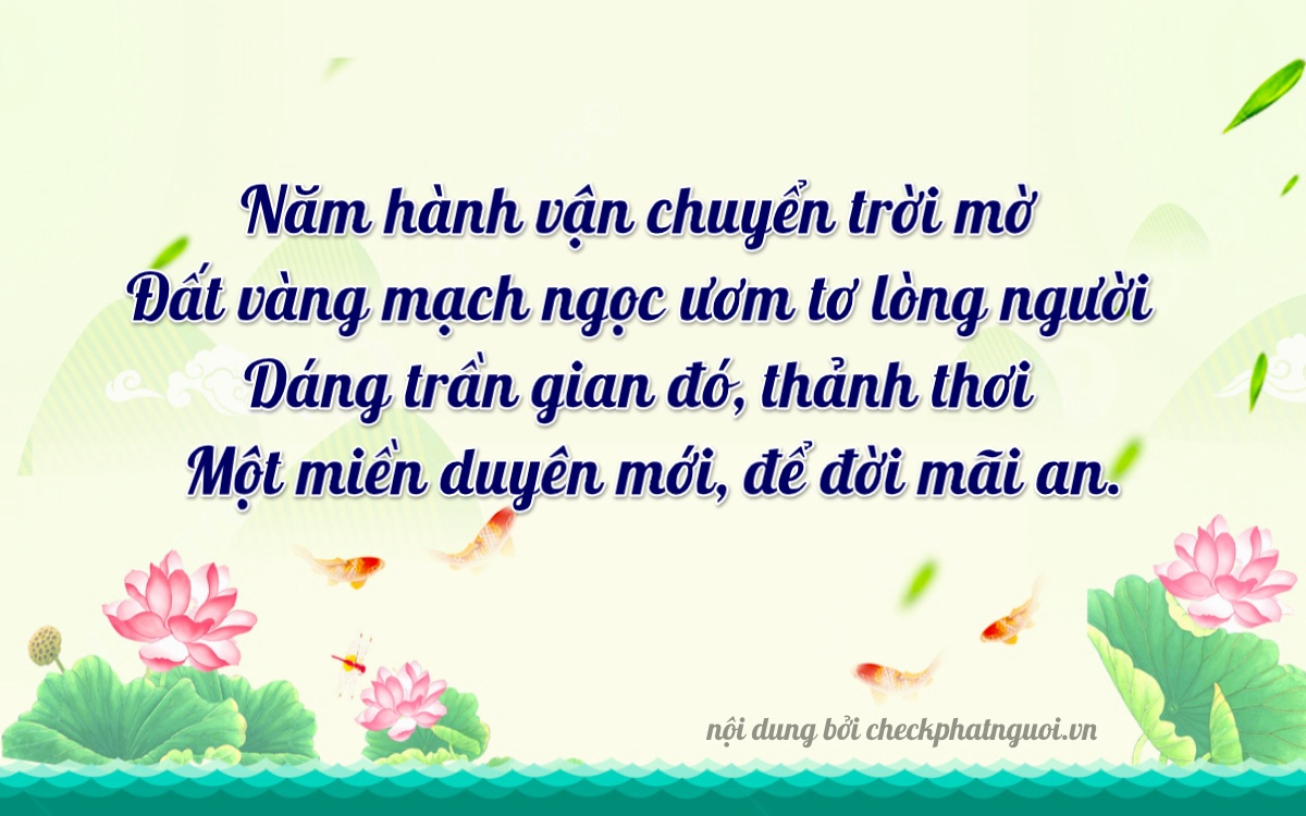 Bài thơ ý nghĩa cho <b>biển số 90A-25101</b> tại website checkphatnguoi.vn