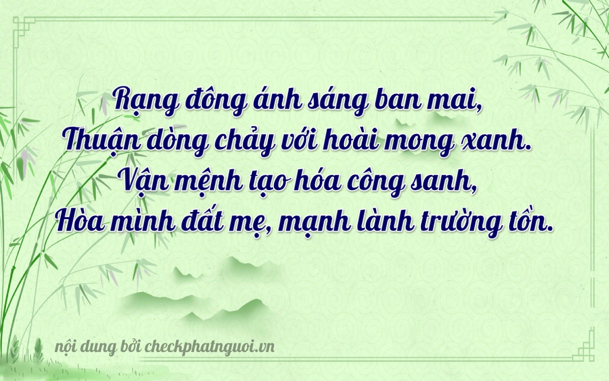 Bài thơ ý nghĩa cho <b>biển số 90A-25424</b> tại website checkphatnguoi.vn