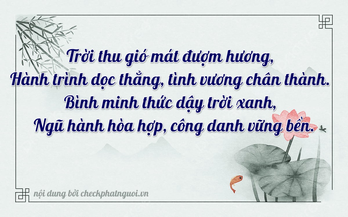 Bài thơ ý nghĩa cho <b>biển số 90A-26277</b> tại website checkphatnguoi.vn