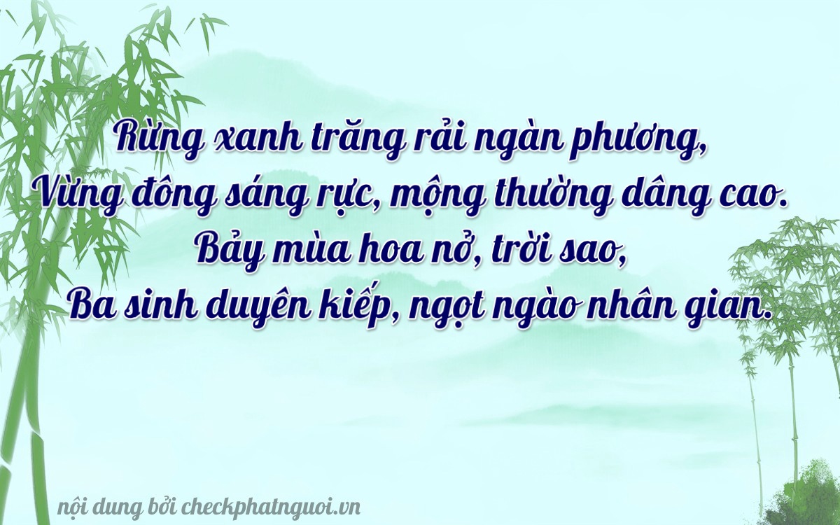 Bài thơ ý nghĩa cho <b>biển số 90A-29753</b> tại website checkphatnguoi.vn