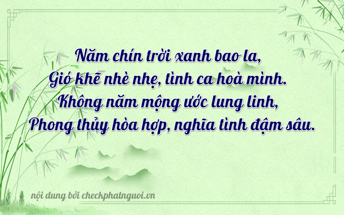 Bài thơ ý nghĩa cho <b>biển số 90AA-15905</b> tại website checkphatnguoi.vn