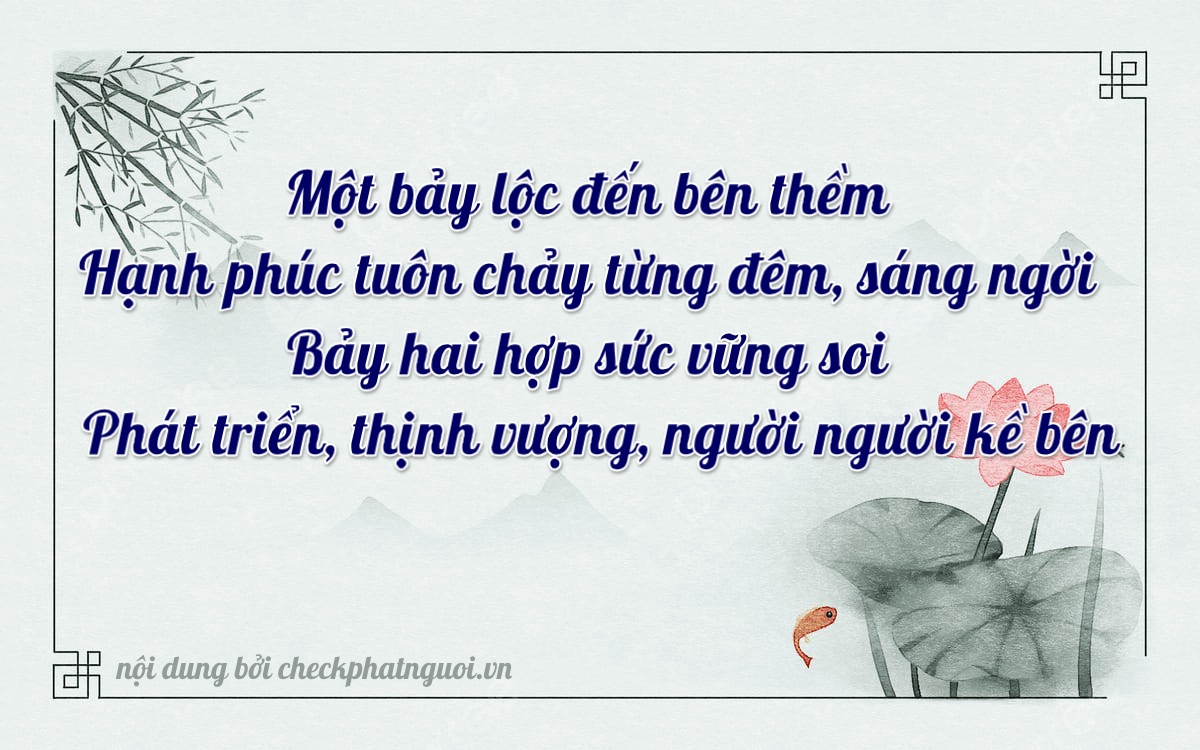 Bài thơ ý nghĩa cho <b>biển số 90AB-11727</b> tại website checkphatnguoi.vn
