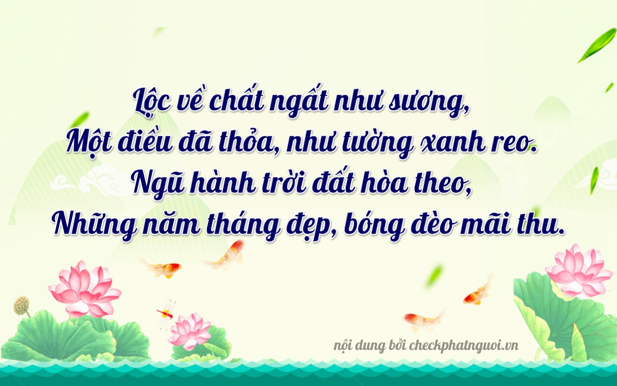 Bài thơ ý nghĩa cho <b>biển số 90AB-13151</b> tại website checkphatnguoi.vn