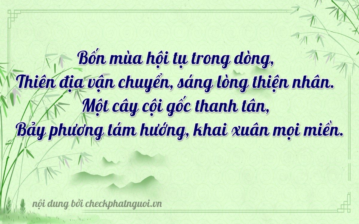 Bài thơ ý nghĩa cho <b>biển số 90AD-04177</b> tại website checkphatnguoi.vn