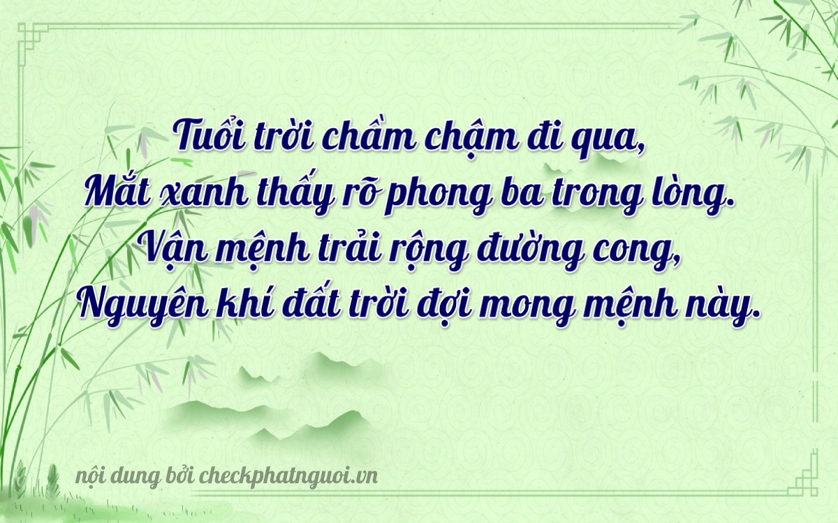 Bài thơ ý nghĩa cho <b>biển số 90AF-02652</b> tại website checkphatnguoi.vn
