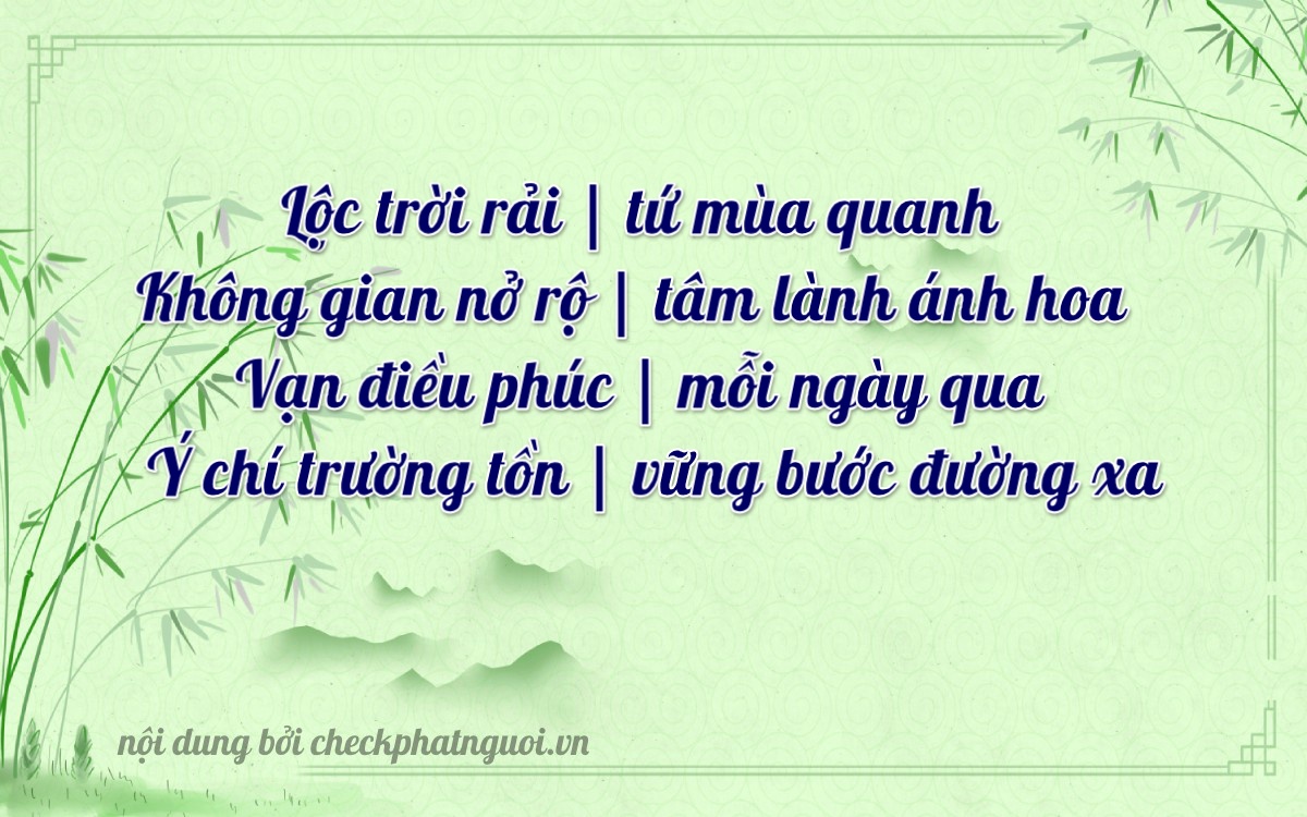 Bài thơ ý nghĩa cho <b>biển số 90B-00540</b> tại website checkphatnguoi.vn