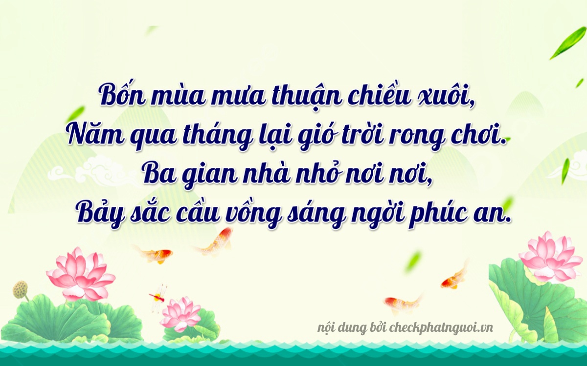 Bài thơ ý nghĩa cho <b>biển số 90B1-04337</b> tại website checkphatnguoi.vn