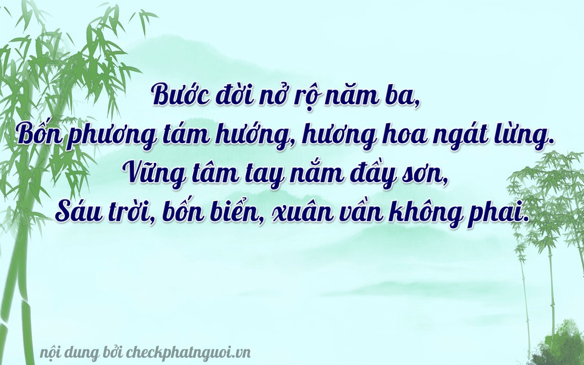 Bài thơ ý nghĩa cho <b>biển số 90B1-50456</b> tại website checkphatnguoi.vn