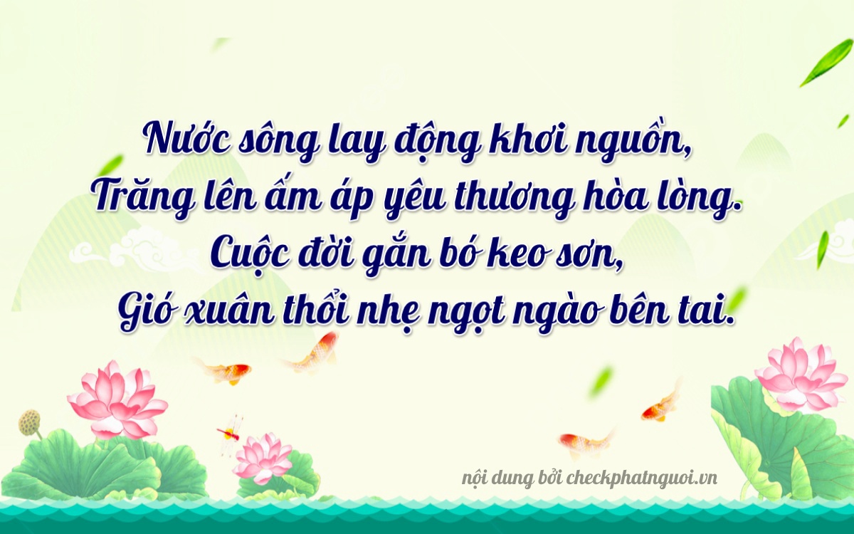 Bài thơ ý nghĩa cho <b>biển số 90B2-32431</b> tại website checkphatnguoi.vn