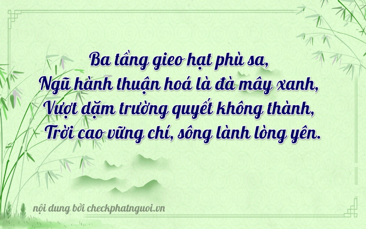 Bài thơ ý nghĩa cho <b>biển số 90B2-32694</b> tại website checkphatnguoi.vn
