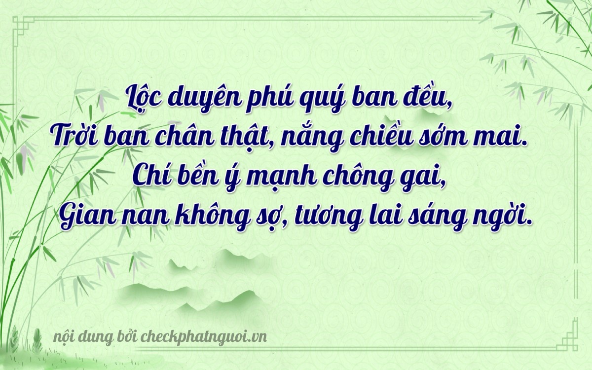 Bài thơ ý nghĩa cho <b>biển số 90B2-79697</b> tại website checkphatnguoi.vn